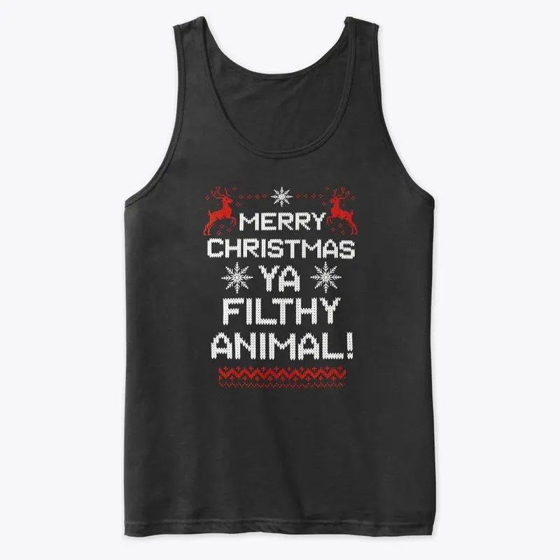 merry christmas ya filthy animal shirt